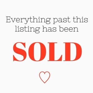 ONLY SOLD LISTINGS PAST THIS POINT 🧡